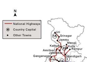 India Road Maps